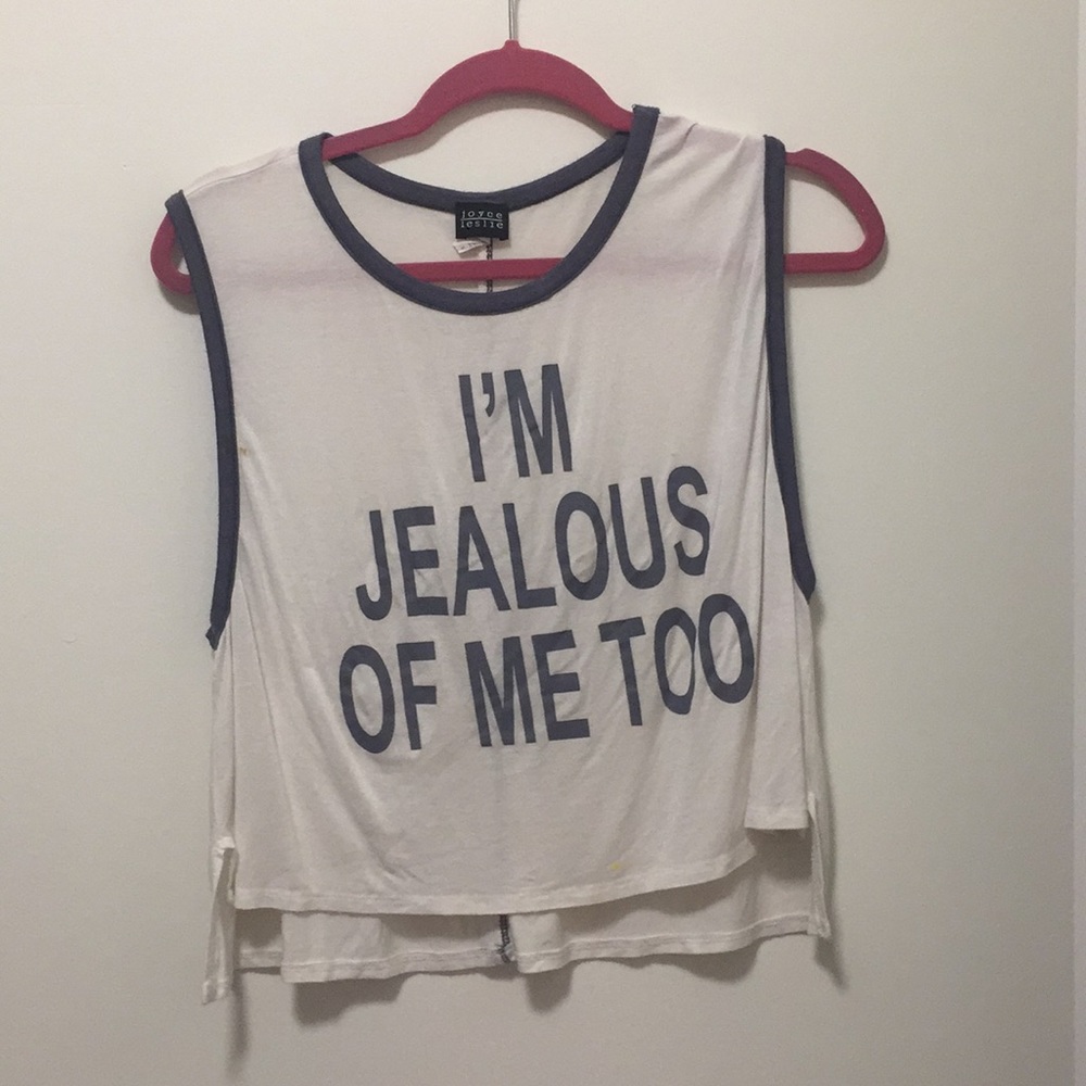 Muscle tee workout shirt joyce leslie cute gym hot